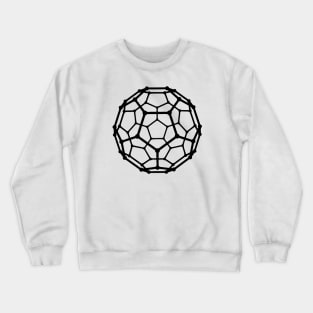 Fullerene Carbon Molecule Crewneck Sweatshirt